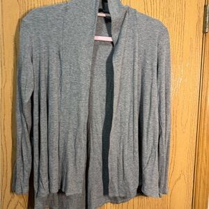 Cable & Gauge Heather Gray Open Cardigan ❤️